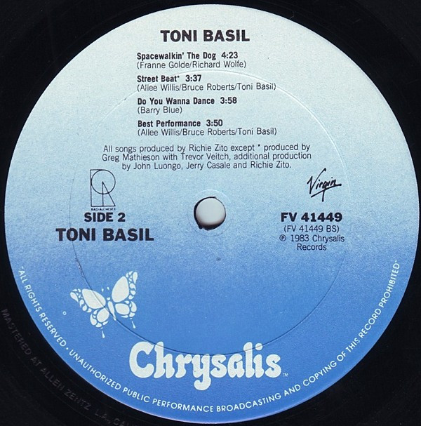 Toni Basil - Toni Basil | Chrysalis (FV 41449) - main Toni Basil - Toni Basil | Chrysalis (FV 41449) - main