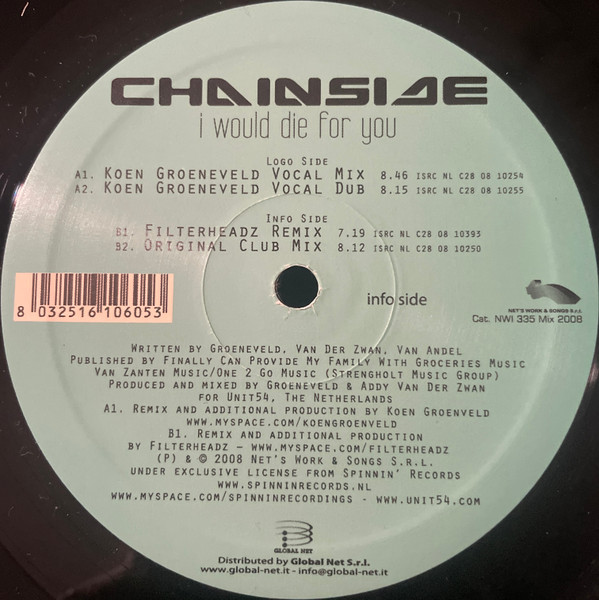 Chainside - I Would Die For You | Net's Work International (NWI 335 Mix 2008) - 2 Chainside - I Would Die For You | Net's Work International (NWI 335 Mix 2008) - 2