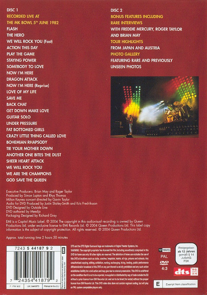 Queen - Queen On Fire (Live At The Bowl) | Parlophone (7243 5 44187 9 2) - 2