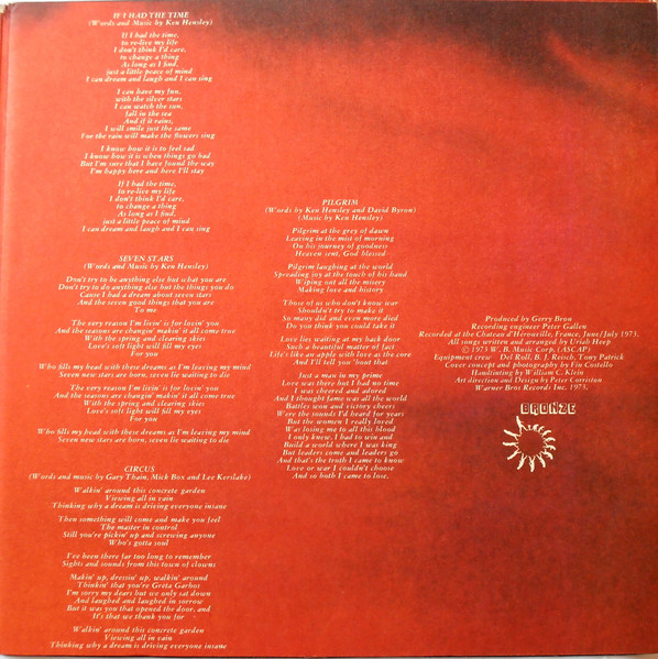 Uriah Heep - Sweet Freedom | Bronze (BS 2724) - 3 Uriah Heep - Sweet Freedom | Bronze (BS 2724) - 3