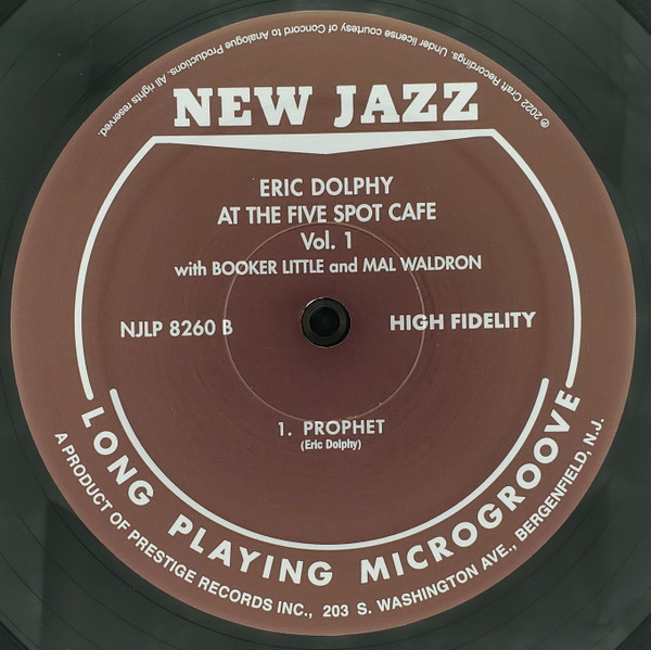 Eric Dolphy - At The Five Spot Volume 1. | Prestige (NJ 8260) - 2