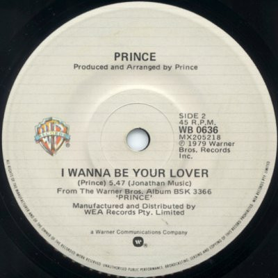 Prince - Sexuality | Warner Bros. Records (WB 0636) - 2