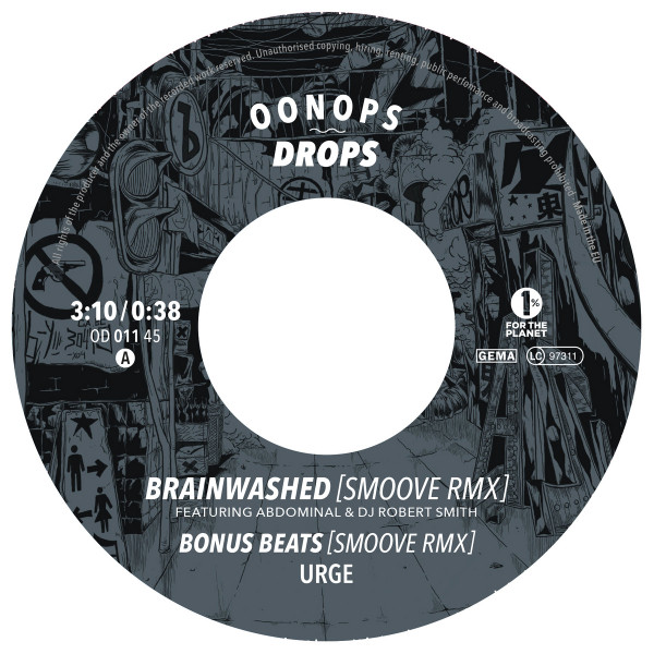 Urge - Brainwashed (Smoove Rmx)/Brainwashed (Shortcut) | Oonops Drops (OD 011 45) - main