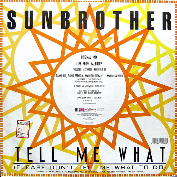 Sunbrother - Tell Me What | DWA (Dance World Attack) (DWA 97.05)