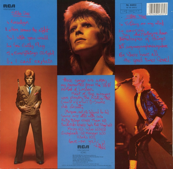 David Bowie - Pinups | RCA International (NL 84653) - 2 David Bowie - Pinups | RCA International (NL 84653) - 2