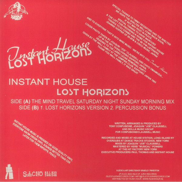 Instant House - Lost Horizons | Isle Of Jura (ISLE016) - 2 Instant House - Lost Horizons | Isle Of Jura (ISLE016) - 2