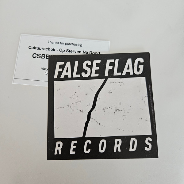 cultuurschok. - Op Sterven Na Dood | False Flag Records (FLSFLG1801) - 2