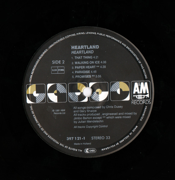 Heartland - Heartland | A&M Records (397 121-1) - 4