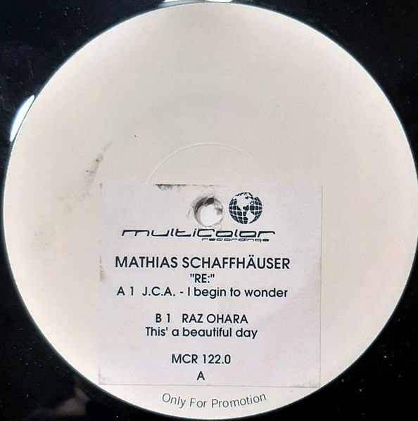 Mathias Schaffhäuser vs. Various - RE: Vinyl Selection | Multicolor Recordings (MCR 122.0)