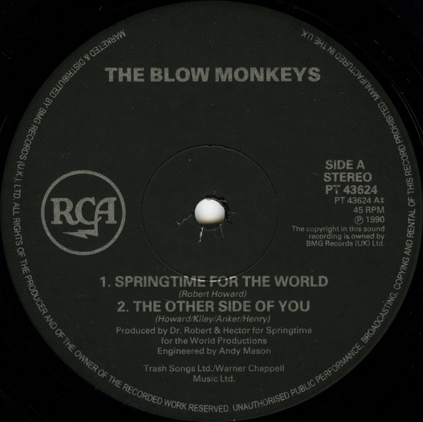 The Blow Monkeys - Springtime For The World | RCA (PT 43624) - 2 The Blow Monkeys - Springtime For The World | RCA (PT 43624) - 2