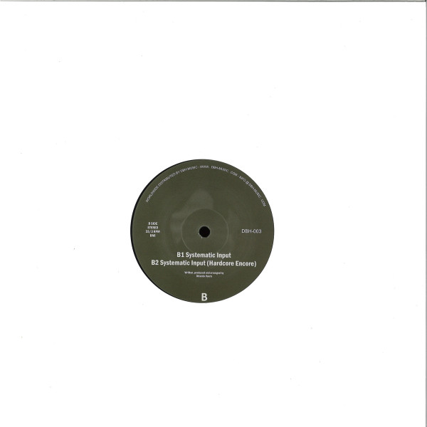 Frequency - Slam To The Funk / Systematic Input | DBH Records (DBH-003) - 2