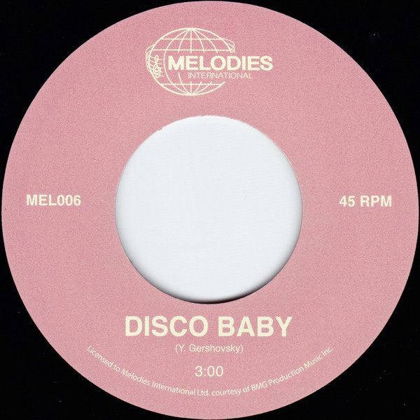 Yaron Gershovsky - Disco Baby | Melodies International (MEL006) - main
