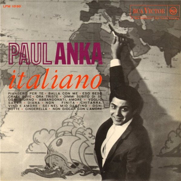 Paul Anka - Italiano | RCA Victor (LPM 10130) - main Paul Anka - Italiano | RCA Victor (LPM 10130) - main