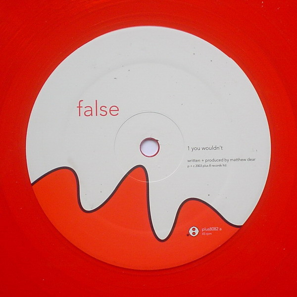 False - You Wouldn't / Beginner's Luck | Plus 8 Records (plus8082) - main