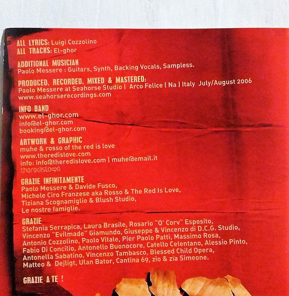 El-Ghor - Dada Danzè | Seahorse Recordings (SR-cd006) - 3 El-Ghor - Dada Danzè | Seahorse Recordings (SR-cd006) - 3