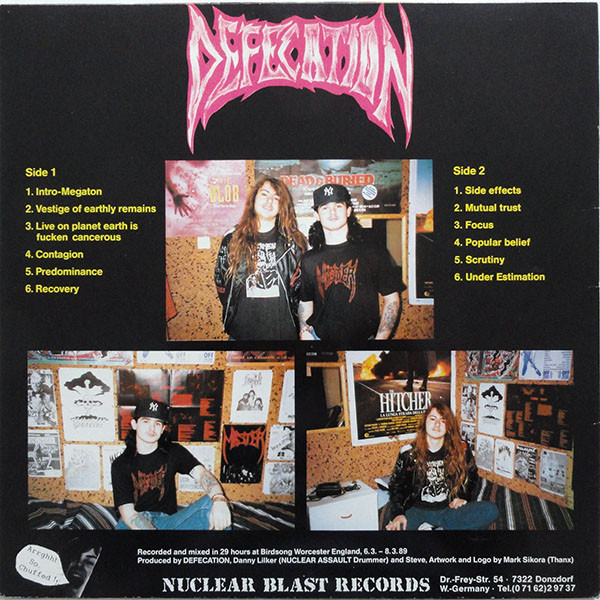Defecation - Purity Dilution | Nuclear Blast (NB 018) - 2