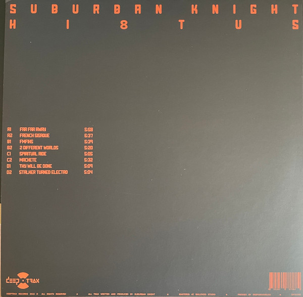 Suburban Knight - Hi8tus | Deeptrax Records (DPTX-032) - 2