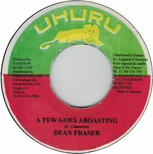 Dean Fraser - A Few Goes Boasting | Uhuru (none) - main