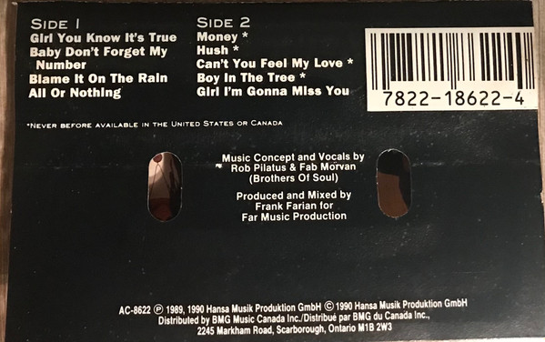 Milli Vanilli - The Remix Album [Cassette] | Arista (AC-8622) - 3