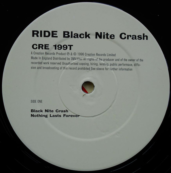 Ride - Black Nite Crash | Creation Records (CRE 199T) - 3