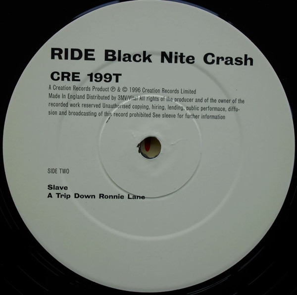 Ride - Black Nite Crash | Creation Records (CRE 199T) - 4