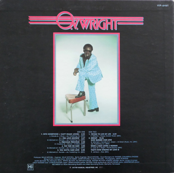 O.V. Wright - Into Something (Can't Shake Loose) | Hi Records (VIP-6461) - 2 O.V. Wright - Into Something (Can't Shake Loose) | Hi Records (VIP-6461) - 2