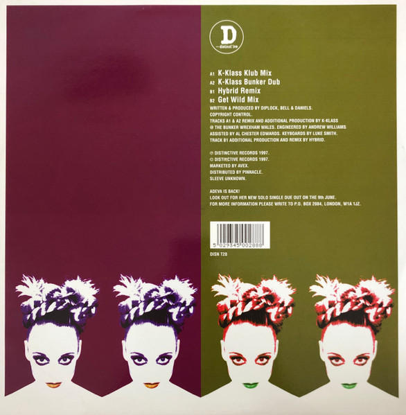 Hyper Go Go & Adeva - Do Watcha Do | Distinct'ive Records (DISN T28) - 4