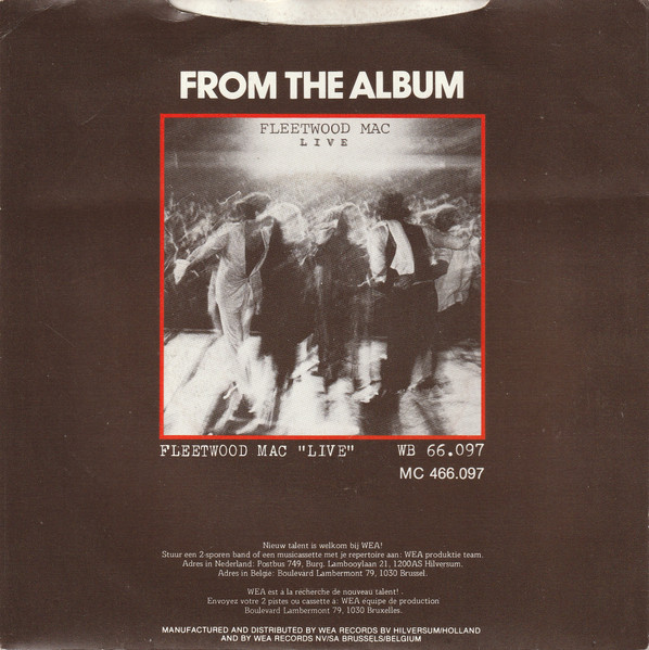 Fleetwood Mac - The Farmer's Daughter | Warner Bros. Records (WB 17.746) - 2