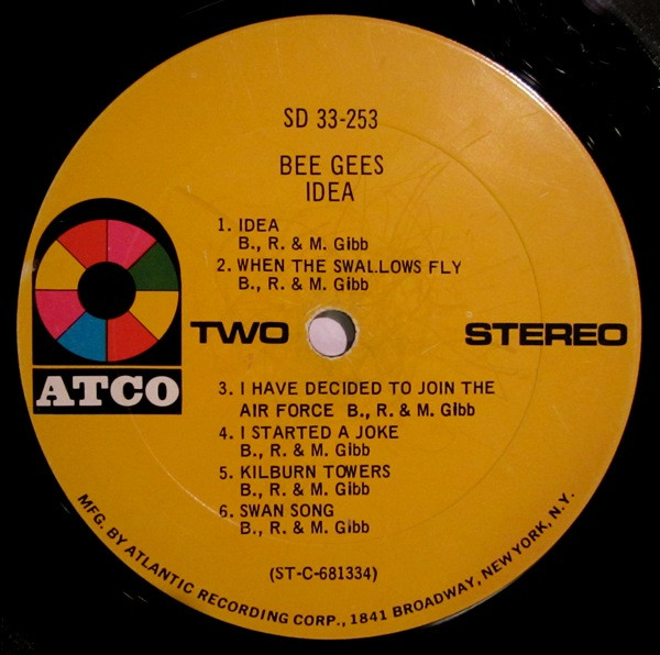 Bee Gees - Idea | ATCO Records (SD 33-253) - 4 Bee Gees - Idea | ATCO Records (SD 33-253) - 4