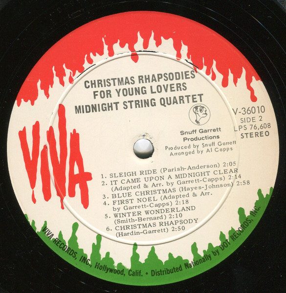 Midnight String Quartet - Christmas Rhapsodies For Young Lovers | Viva (V36010) - 4