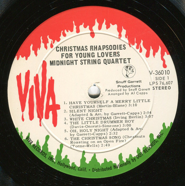 Midnight String Quartet - Christmas Rhapsodies For Young Lovers | Viva (V36010) - 3