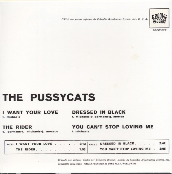 The Pussycats - You Can't Stop Loving Me | Groovie Records (GR0032EP) - 2 The Pussycats - You Can't Stop Loving Me | Groovie Records (GR0032EP) - 2