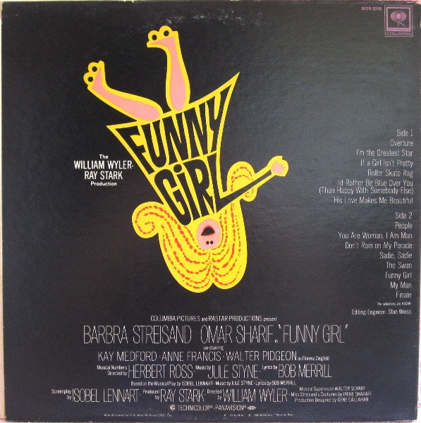 Jule Styne - Barbra Streisand , Omar Sharif - Funny Girl (The Original Sound Track Recording) | Columbia Masterworks (BOS 3220) - 2