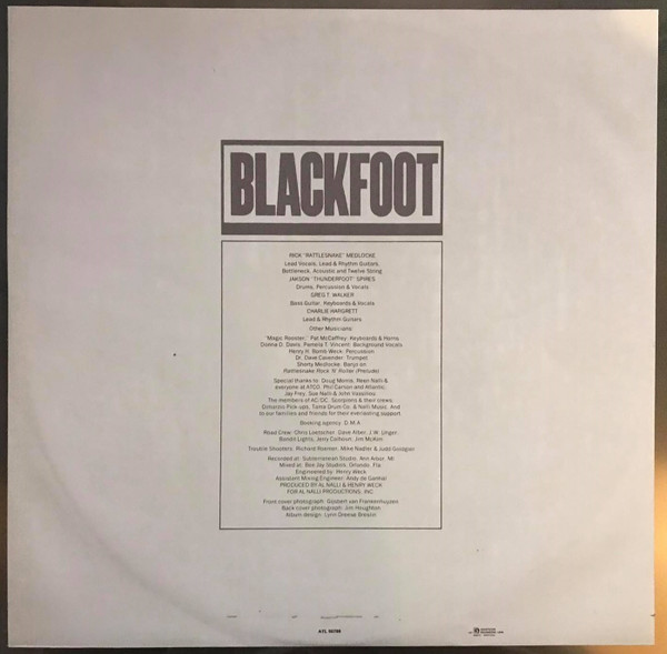 Blackfoot - Marauder | ATCO Records (ATL 50799) - 4