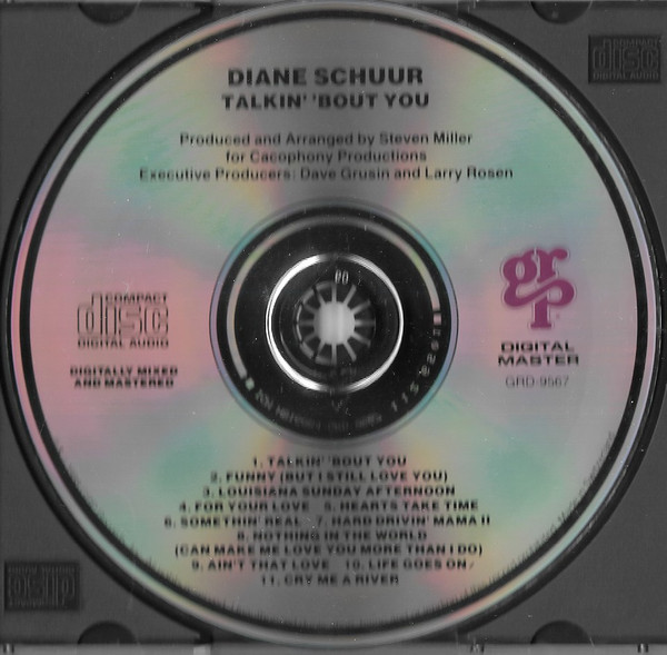 Diane Schuur - Talkin' 'Bout You | GRP (GRP-D-9567) - 3