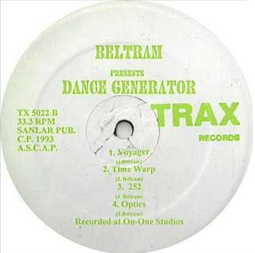 Joey Beltram - Dance Generator | Trax Records (TX 5022) - 3