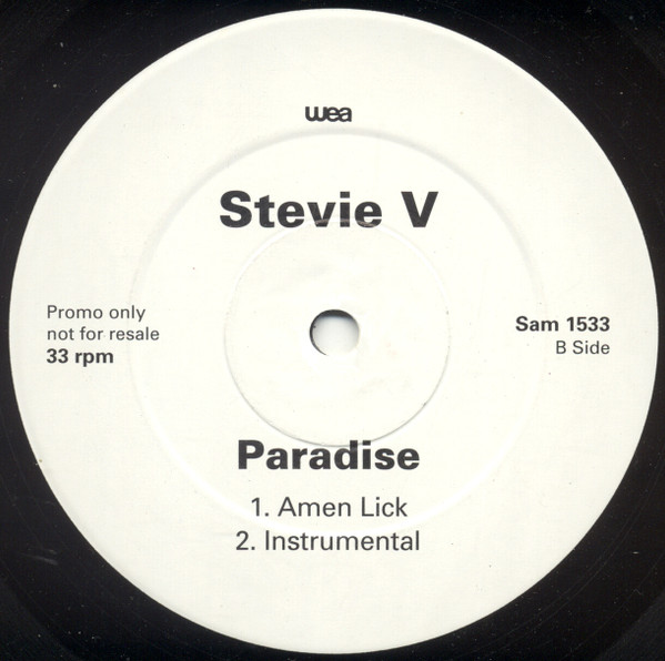 Adventures Of Stevie V. - Paradise | WEA (SAM 1533) - 2 Adventures Of Stevie V. - Paradise | WEA (SAM 1533) - 2