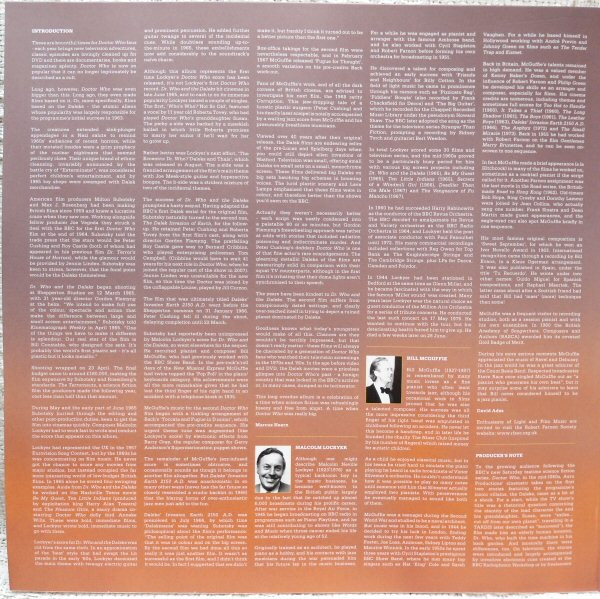 Malcolm Lockyer , Bill McGuffie And Barry Gray - Dr. Who & The Daleks | Silva Screen (SILLP1244) - 3