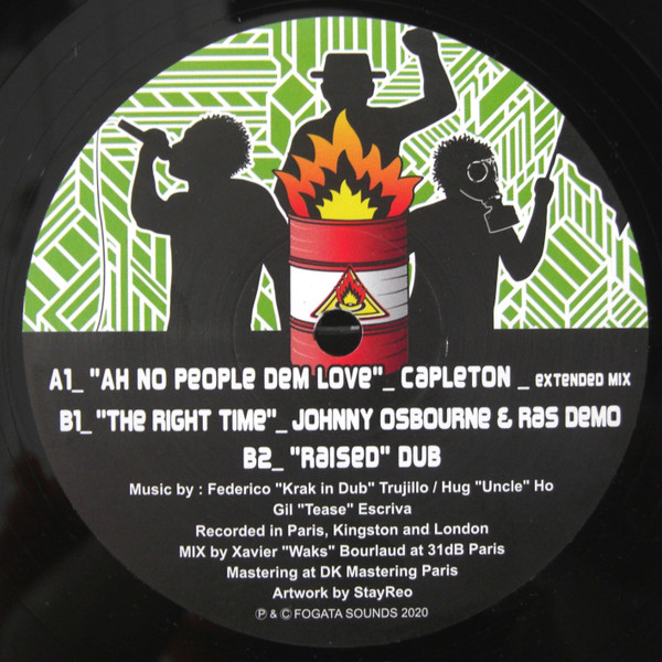 Capleton / Johnny Osbourne & Ras Demo - Ah No People Dem Love / The Right Time | Fogata Sounds (Fogata1012)