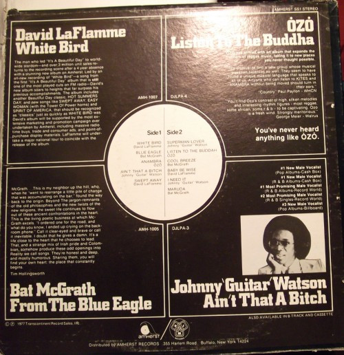 David LaFlamme , Bat McGrath , Ozo , Johnny Guitar Watson - No Title | Amherst Records (SS1) - main