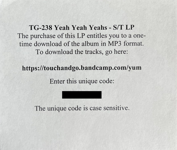 Yeah Yeah Yeahs - Yeah Yeah Yeahs | Touch And Go (tg238) - 3