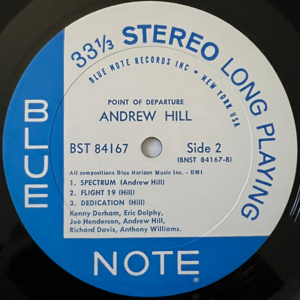Andrew Hill - Point Of Departure | Blue Note (BST 84167) - 4