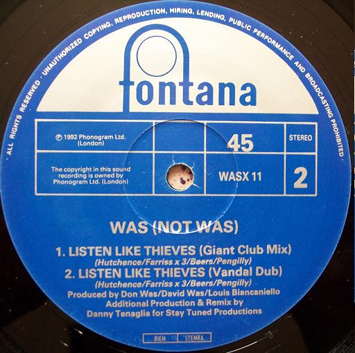 Was (Not Was) - Shake Your Head | Fontana (WASX 11) - 4