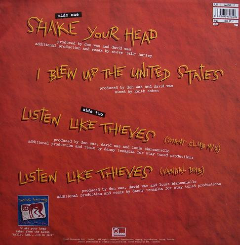 Was (Not Was) - Shake Your Head | Fontana (WASX 11) - 2