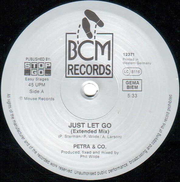 Petra & Co - Just Let Go | BCM Records (BCM 12371) - 2