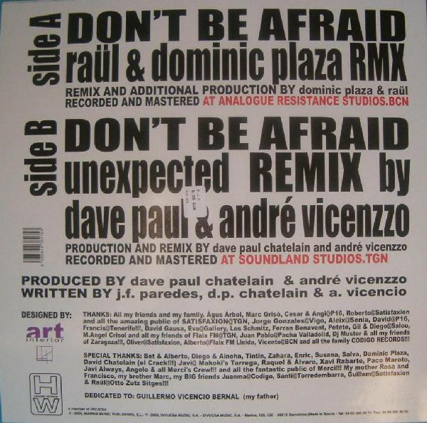 Andre Vicenzzo - Don't Be Afraid (2005 Remixes) | House Works (76175) - 2 Andre Vicenzzo - Don't Be Afraid (2005 Remixes) | House Works (76175) - 2