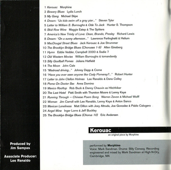 Various - Kerouac - Kicks Joy Darkness | Rykodisc (RCD 10329) - 4 Various - Kerouac - Kicks Joy Darkness | Rykodisc (RCD 10329) - 4