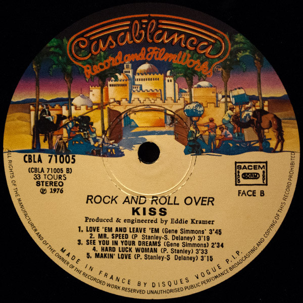 Kiss - Rock And Roll Over | Casablanca (CBLA 71005) - 4