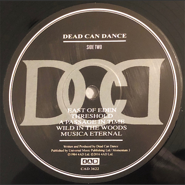 Dead Can Dance - Dead Can Dance | 4AD (CAD 3622) - 4