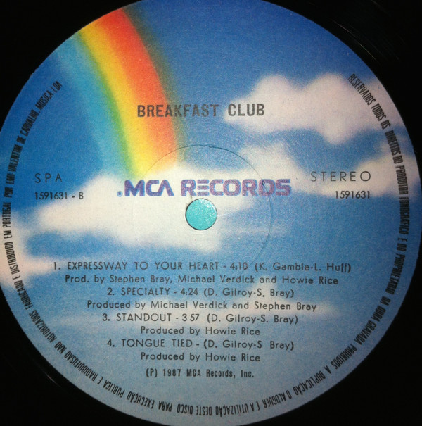 Breakfast Club - Breakfast Club | MCA Records (1591631) - 2 Breakfast Club - Breakfast Club | MCA Records (1591631) - 2
